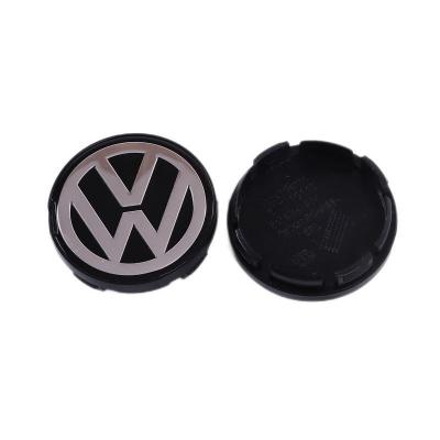 China Custom Black Blue 68Mm 56Mm Car Wheel Center Cover Para Decoração de Plástico Volkswagen à venda