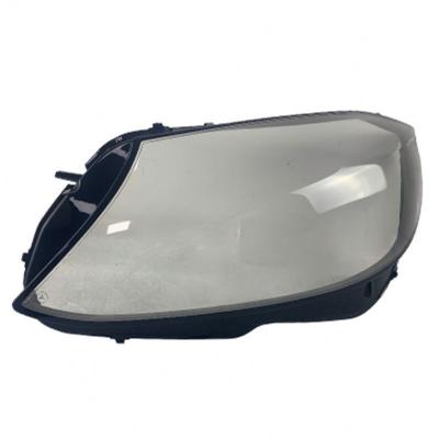 China Other Style Auto Parts Black Border Transparent Headlight Lens Cover For Mercedes Benz for sale