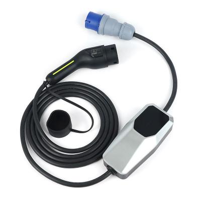 Chine Chargeur EV portable à phase unique avec courant de sortie 6A-8A-10A-13A-16A-20A-24A-32A à vendre