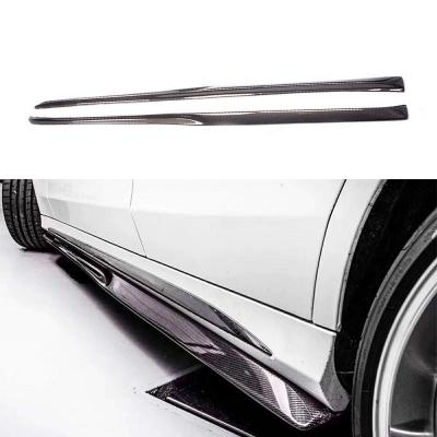 China 2013-2021 Auto Carbon Fiber Side Skirt Lip für Mercedes Benz W205 C205 Sport Psm Stil zu verkaufen