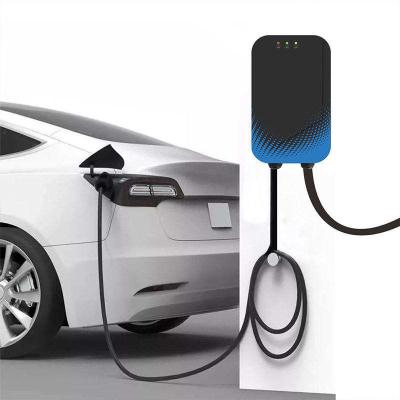 Chine 3.5 pouces affichage LCD OEM Odm voiture électrique chargeur solaire EV 230Vac boîte murale monophase station de recharge EV à domicile à vendre