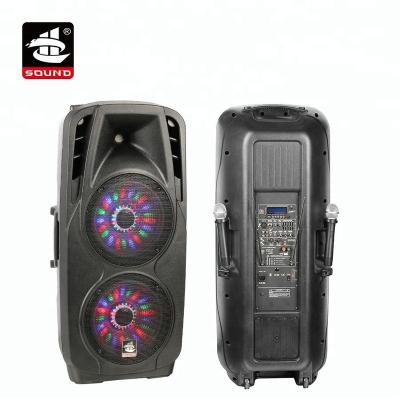 China Yes PS-14215BT-WB New Design BT Dual 15 Inches (LED) Drive Self Powered Lightweight Speakers for sale