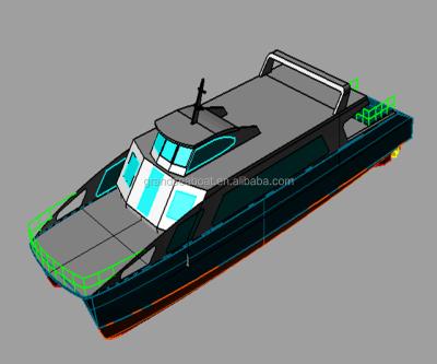 China Steel Catamaran 140seats Passenger Ferry Boat For Sale for sale