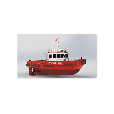 China Grandsea Aluminum 12m 800HP Aluminum Tug Mooring Boat For Sale for sale