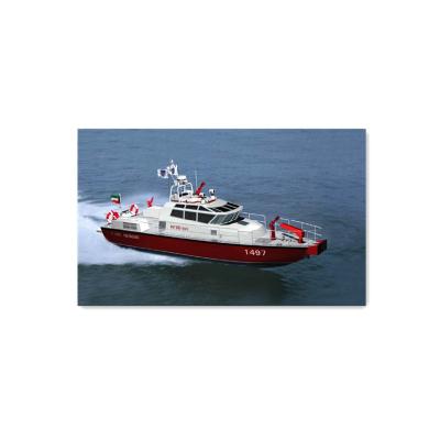 China Aluminum Rescue Work Barge Grandsea 17m Monohull Fire Rescue Vessel For Sale for sale