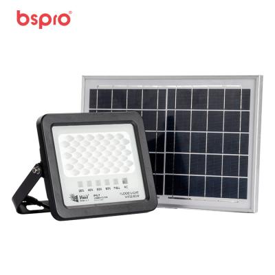 China Outdoor Bspro Power Garden Lights 30w 200w 300w 400w Watt Rechargeable Cells Led Solar Flood Light With Panel for sale