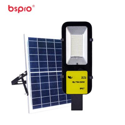 China ROAD Bspro 150w powered sensor manufacturer price list waterproof outdoor led solar panel lamp street light for sale