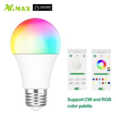 China Amazon Alexa Vmax E27 RGB Motion Sensor Price List 8w Lamp Headlight Electric Energy Saving Bulbs Lights Led Light Smart Bulb for sale