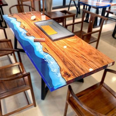 China Luxury Fashionable Cheap Apartment River Nordic Custom Solid Wood Table Stick Up Dining for sale