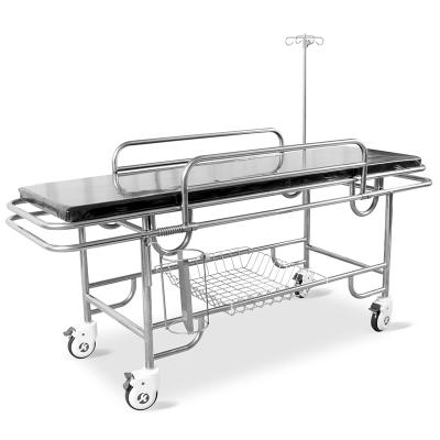 China Modern Medical Appliances Cheap Metal Patient Transfer Transport Trolley for sale