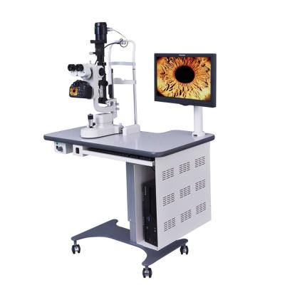 China Medical Ophthalmic Metal Instrument Optometry Slit Lamp With Imaging Treatment System for sale