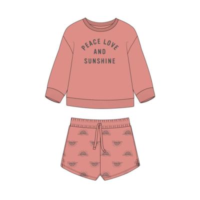 China Fashion Breathable Children's High Quality Cartoon Printed Children's Set Of Boys Pajamas for sale