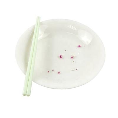 China Newest Cornstarch Materials Biodegradable Dishes Renewable Cornstarch Food Grade Bowl Dish Reusable Compostable Tableware Set for sale