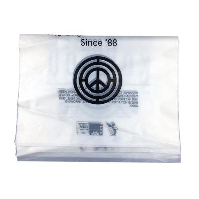 China Household Products Logo Customized Cornstarch Transparent Clothing Packaging EN13432 BPI Self Adhesive 100% Biodegradable Garment Bags for sale