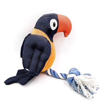 China Best Viable Products Plush Bird Cotton Rope Pet Toy Dog Toys For Chew for sale