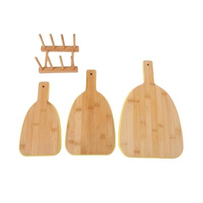 China 3 Viable Pieces of Kitchen Food Bamboo Chopping Cutting Board for sale