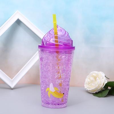 China Viable custom printing cheap clear cold cold disposable logo drinks 400ML PP plastic cups with lids for sale