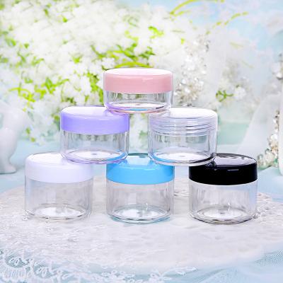 China Furniture moving 1019-6 cosmetic containers and packaging plastic jar wholesale price cosmetic jar for nail powder for sale