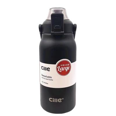 China 1019-3 1.3/1.7l Thermo Vial Vacuum Flask Vacuum Thermo Insulated Thermo Plastic Coffee Pot With Cup for sale