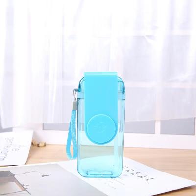 China 1115-6 360 Degree Environmental Plastic Cheap Child Sustainable Portable Usb Transparent Can Rotate Water Bottle for sale