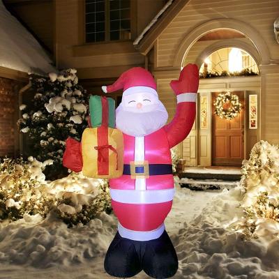 China 929-12 5ft Minimalist Decoration Led Lights Outdoor ChristmasInflatable Santa Claus for sale