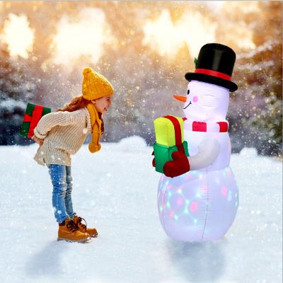 China 929-10 Inflatable Minimalist With Led Light Santa Claus Christmas SuppliesOutdoor Garden Christmas Decoration for sale