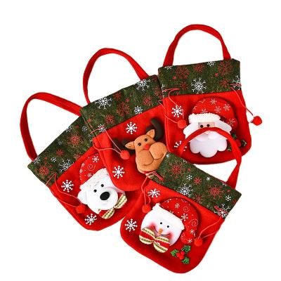 China Cute Three-Dimensional Gift Tote Bag Art Decor Doll Candy Bag Christmas Decoration 822-16 for sale