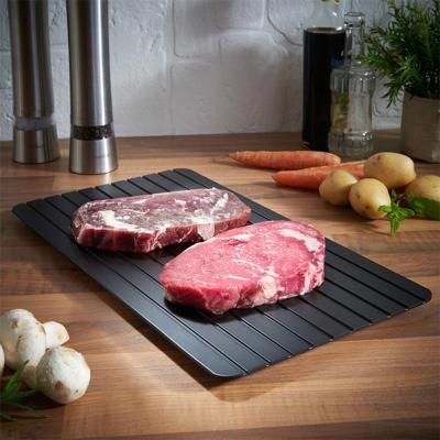 China Minimalist Silicone Meat Tray 1025-22 Fast Defrosting Tray Aluminum Thawing Tray With Defrsoting for sale