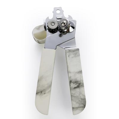 China Hot Selling Sustainable Amazon 4 In 1 Jar Openers Stainless Steel Marble Coating Soft-Handled Beer Can Opener for sale