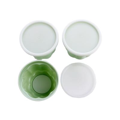 China Custom High Quality Silicone Steel Moldings Freeze Pudding Making Molds With Lid for sale