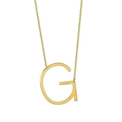 China The Other Personality Alphabet Necklace 26 English Alphabet Necklace for sale