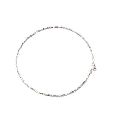 China Other Sparkle Chain Nudity 925 Sterling Silver Clavicle Chain Cold Wind Sparkle Necklace for sale