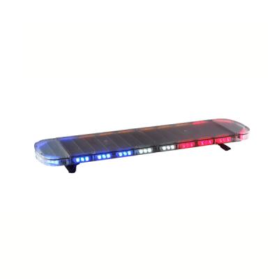 China Cars UnionTech Clear Lens With 12 Volt Red And Blue Led Car Led Light Bar Warning Lights for sale