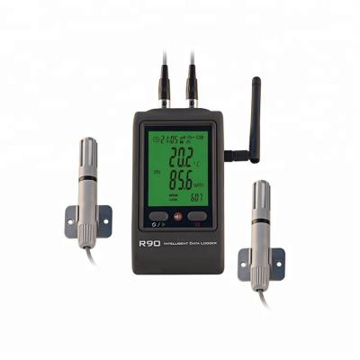 China Environment Monitoring Wireless Wifi Temperature Humidity Sensor With External Probe for sale