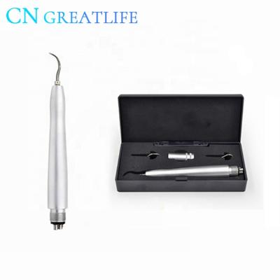 China High Quality Portable Air Scaler Metal Teeth Handpiece Dental Air Scaler With Tips Gk1gk2gk3 for sale