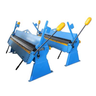 China Building Material Shops Hot Sale Stainless Steel Sheet Metal Machine Manual Folding Manual Sheet Metal Folder Iron Bender for sale