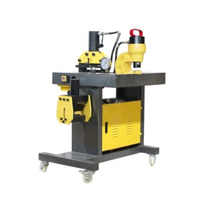 China DHY-150D Retail Hydraulic CNC Steel Sheet Metal Copper Busbar Cutting Punching Machine Portable Busbar Bending And Bending Machine for sale