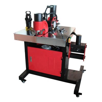 China DHY-200 Retail CNC Hydraulic Aluminum Copper Busbar Bending Machine 3-in-1 Busbar Bending Punch Processing Machine for sale