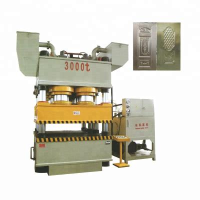 China Metal Forming Competitive Price High Quality Hydraulic Embossing Steel Door Press Machine Door Metal Skin Making Machine for sale