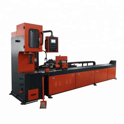 China Building Material Shops Hot Sale Buries Steel Pipe Electric Automatic Metal Tube Hydraulic CNC Hole Punching Machine Price for sale