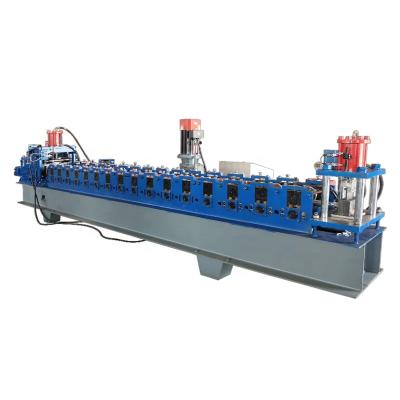 China Roof Construction Automatic Steel Truss Making Machinery C Z U Form Steel Purlin Making Line Vineyard Posts Roll Forming Machine for sale