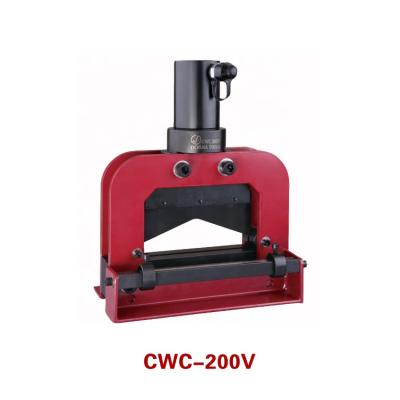 China Cutting Cu/Al V Busbar CWC-200V Metal Busbar CWC-200V Metal Busbar Cutter Hydraulic Aluminum Type Plate Cutter Hydraulic Busbar Cutter for sale