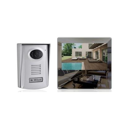 China Outdoor Rainproof Video Doorphone Touch Bottom Mirror And Outdoor Unit 7