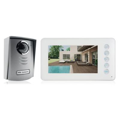 China 2 Wire Indoor Monitor And Outdoor Camera Support Door And Door Locking Video Door Phone I4212 for sale