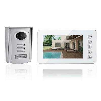 China 2 Wire Indoor Monitor With 4.3 Inch Screen And Outdoor Camera Video Door Phone I4112 for sale