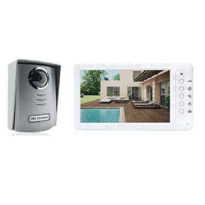 China 2 Wires 7 Inch Indoor Monitor Camera Support Outdoor Lock and Video ID Card Door Phone M7212 for sale