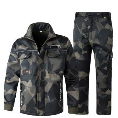 China Breathable Outdoor thermals Special Forces camouflage jacket and velvety overalls suit for sale