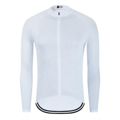 China LASER-CUT Mens Custom Long Sleeve Cycling Jersey Cycling Team ODM&OEM Service Cycling Singlet for sale