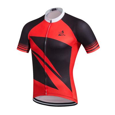 China Sweat-Wicking Mens Jersey White Cycling Fox In Snow Mountain Bike Wear Loose Fit Bicycle Uniforms for sale