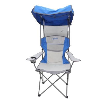 China French Price Off Metal Folding Lightweight Outdoor Ostrich Canopy Beach Camping Chair With Sunshade for sale